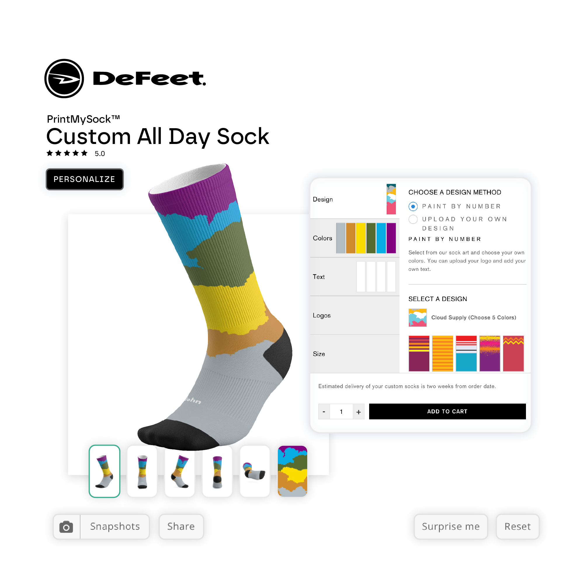 VU Custom - Defeet Personalized Products