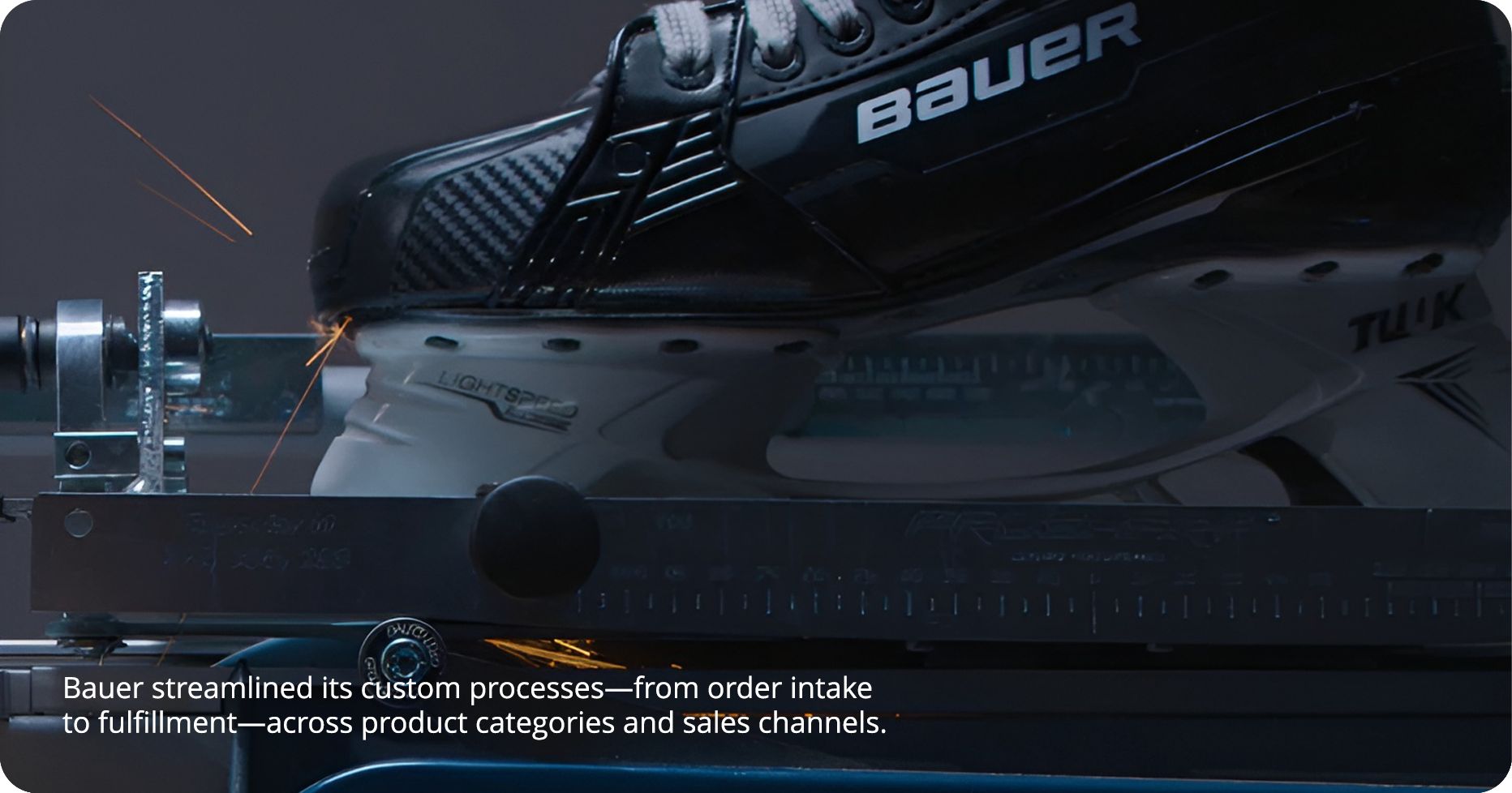 Custom Bauer Hockey Gear - product customization Case Study
